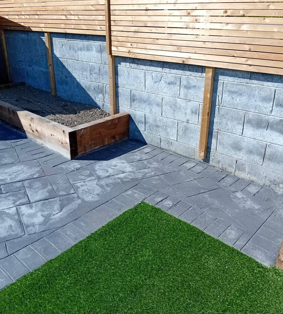 garden before and after