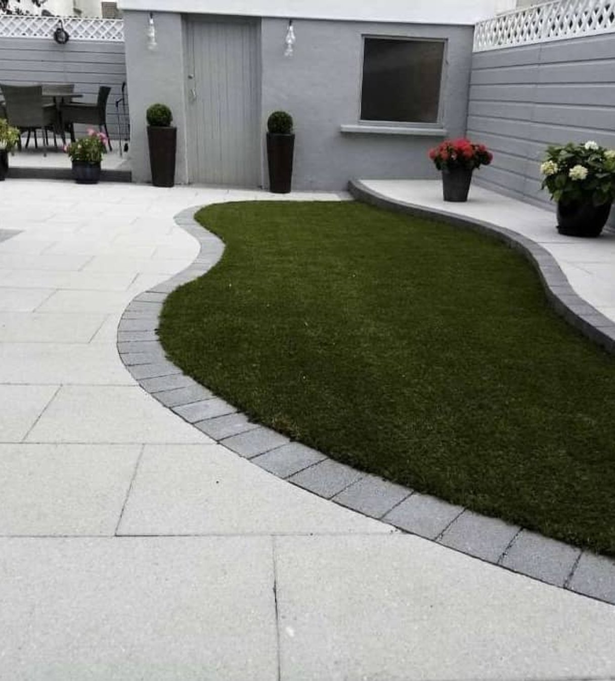 garden before and after